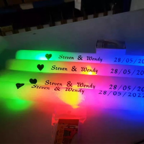 LED-skumstavar Blinkande glödstift Festtillbehör Lyser upp batongstavar Lyser in 60 pcs Foam Stick