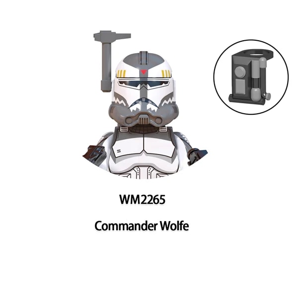 WM6128 Tungt infanteri Vargpack Byggstenar Vargar Befälhavare Wolfe Figurine Vargregementet Commandos Tegelstenar Figurleksaker