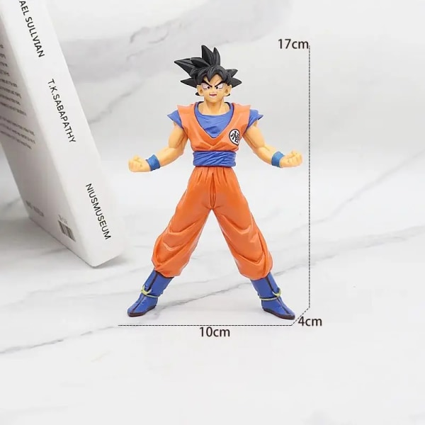 18 cm Son Goku Super Saiyan Figur Anime Dragon Ball Goku DBZ Action Figur Leksaker Modellpresenter Samlarfigurer för barn