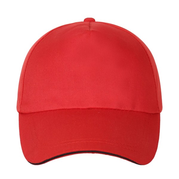 Mode Unisex Maverick Film Top Gun Baseball Cap Vuxen Justerbar Dad Hat för Solid red