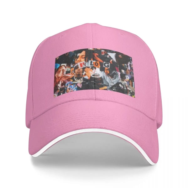 Polo Collage Bucket Hat Basebollkeps Kepsar Hatt Man Pink