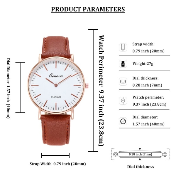 Ny watch Mode Casual Ultratunna klockor Enkla män Business Läder Quartz Armbandsur Lyx Relogio Masculino brown rose gold