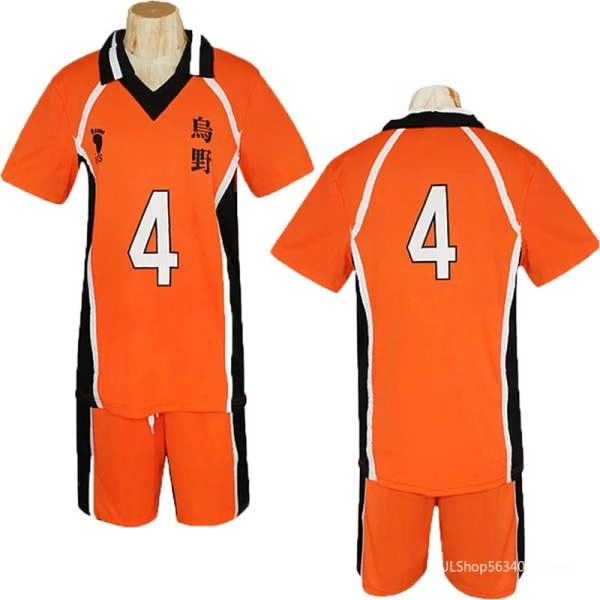 Anime Haikyuu Cosplay Costume Karasuno High School Volleyball Club Hinata Shyouyou Kageyama Tobio Sportswear Tröjor Uniform Y289-Y80 M