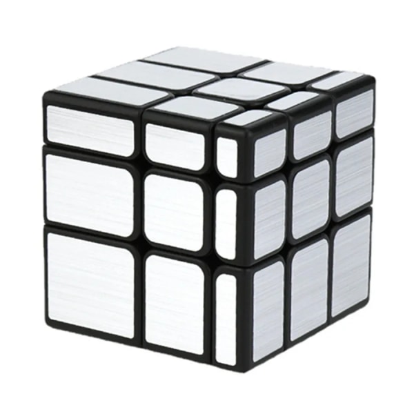 Mirror Cube 3x3x3 Magic Speed ​​Professionellt Pussel Magico 3×3 Cubo Magico Pusselleksak För Barn Barn Presentleksak Silver