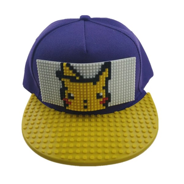 sälja Barn personlighet DIY-hatt byggstensmontering baseballkeps cap och