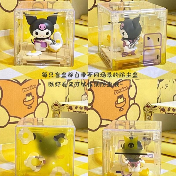 8 Style Sanrio Kuromi Söt Kawaii Anime Actionfigur Troublemaker Alliance Series Modell Barn Flicka Hjärta Jul Kawaii presenter A1