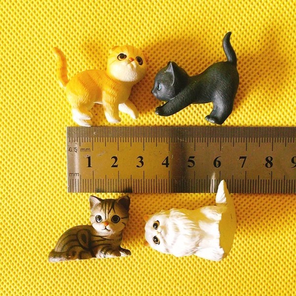 1 st/kissekatt/miniatyrhund/härlig söt/älvträdgårdstomte/mossa terrariumdekor/pyssel/bonsai/dockahus/figur/modell/leksak