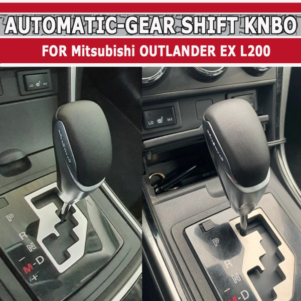 Automatisk växelspaksknopp för Mazda 3 5 6 8 för Mitsubishi OUTLANDER EX Matt-Red