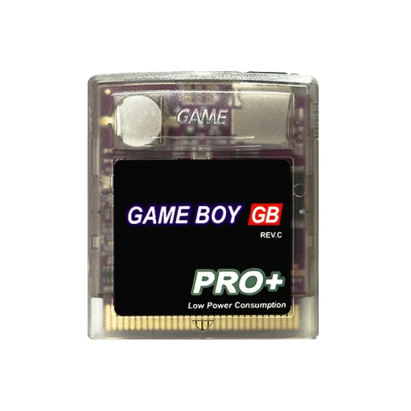 Multi Game Cartridge för Gameboy Color Game Boy 1000 i 1 Ever Cartdrive för GB GBC med TF-kort Power spelkassett Transparent Black