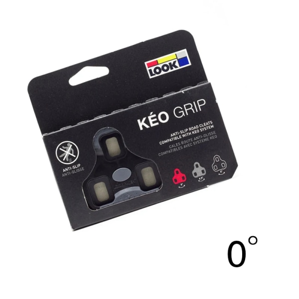 LOOK Keo Cleats SPD-SL Look Pedal Cykelskor Klossar Självlåsande Pedal Anti-Slip Cleat Kompatibelt utseende Keo Road Bike Cykling 0 angles-Black