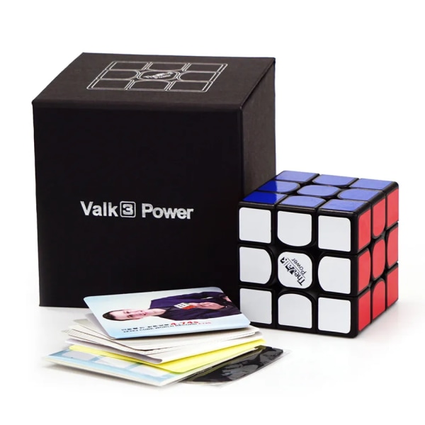 Valk 3 Power M Valk 3 M Mini Size Cube 3x3 Elite M Speed ​​Magnetic Magic Cube Mofangge Qiyi Competition Toy WCA Puzzle Valk 3 Power Black
