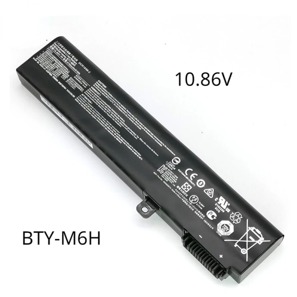 Laptopbatteri 10,86V 51WH NYTT För MSI Äkta BTY-M6H GL62 GL62M PL62 GL63 GL72 GL73 GP62 GP63 GP72