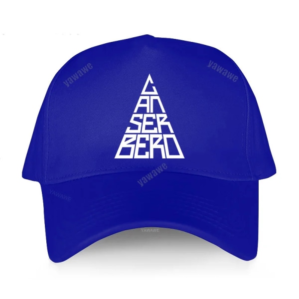 Canserbero Baseball Cap Hatt Sol Casual Sport Casquette Enfärgad utomhusfisk blue