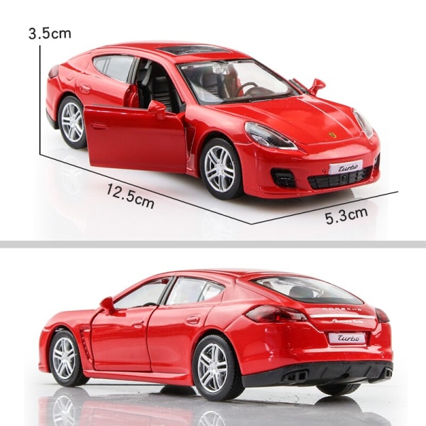 Samlingsmodell i Luxury M5 Luxury Car Alloy, Simulering av utsökta tryckformade fordon, Julklappar, Thomz City, 1:36 Porsche Panamera
