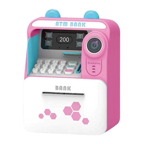 feelfreeau Piggy Bank Toy Money Spara Box Money Saver Elektronisk Pengar bank Blue