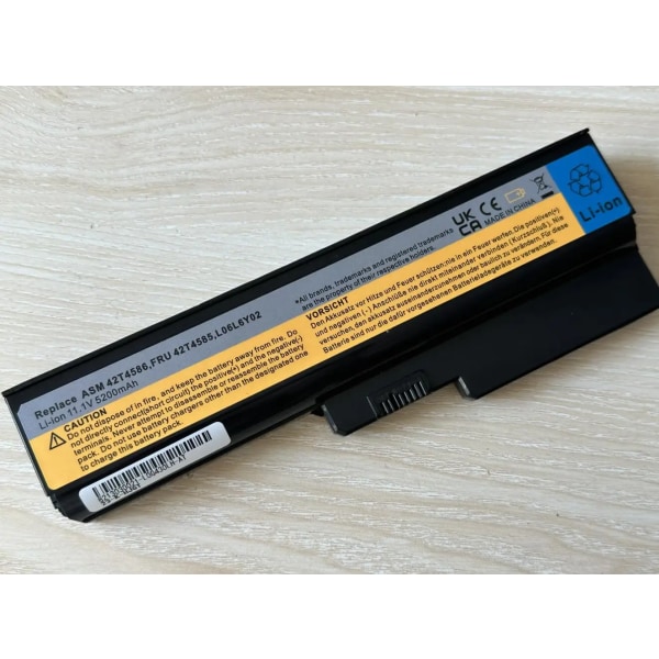 Laptopbatteri 5200MaH för Lenovo 3000 G430 G450 G530 G550 N500 Z360 B460 B550 V460 V450 G455 G555 Y430 l08s6y02