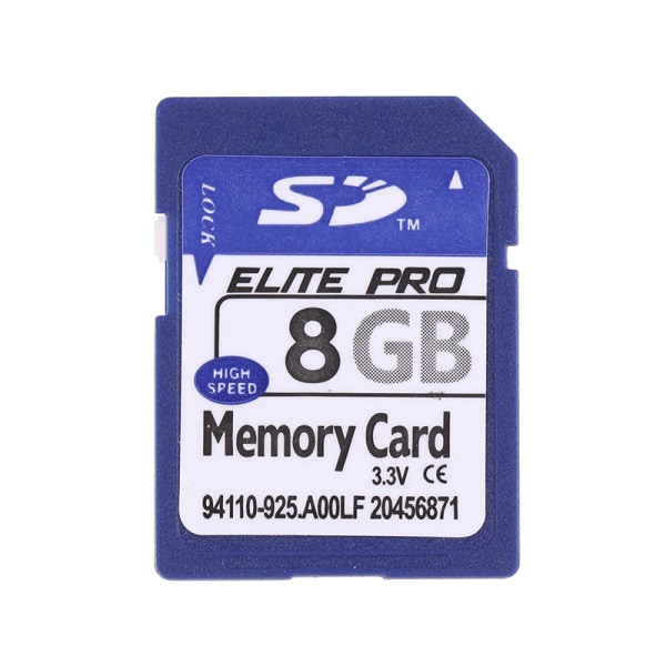 SD-kort 1 GB 2 GB 4 GB 8 GB 16 GB 32 GB 64 GB Secure Digital Flash-minneskort 6GB