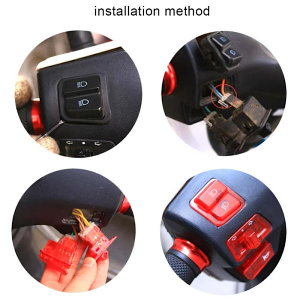 5st GY6 50cc 125cc 150cc Moped skoter Blinkers Strålkastare Horn Dimmer