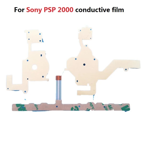 För Sony PSP 2000 Flex Cable Conductive Film Vänster och höger Volymkabel Knapplinje Kombination Reparationstillbehör PSP2000 Full set