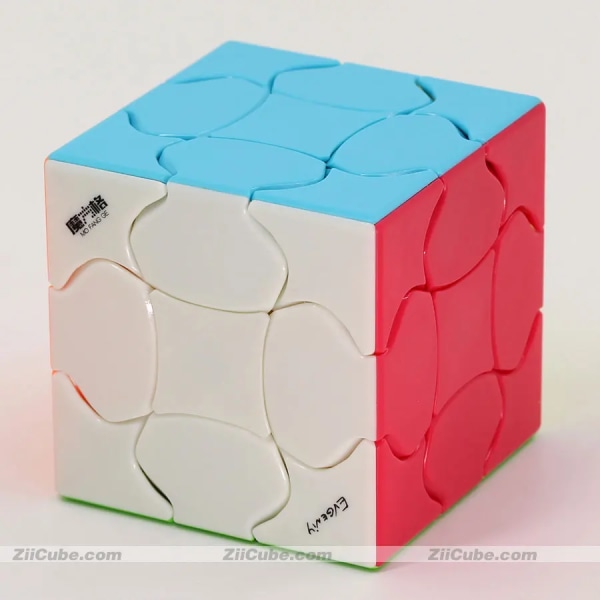 Magic kub pussel QiYi MoFengGe kub 3x3x3 3x3 kronblad bladformade kuber professionella pedagogiska leksaker petaline spel pussel QY petal cube Colors