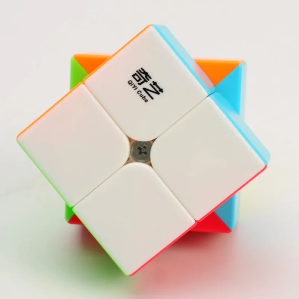QiYi QiDi S2 2x2 magic kub Hjärnteaser Leksaker Speed ​​Puzzle cubo magico 2x2 Partihandel leksaker för barn anti stress neo kub qidi white