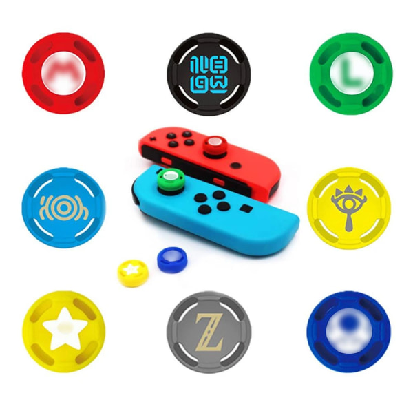 för Nintendo Switch Joycon Cap Switch OLED Lite Zelda Joystick Button Case Silikon Anti-Slip Rocker Cover för NS Switch 11