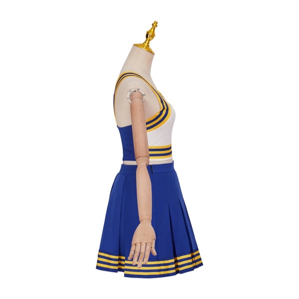 Taylor Cosplay Shake It Off Cheerleader Uniform Swift Costume High School Cheerleading Crop Top med minikjol Halloween outfit suit M