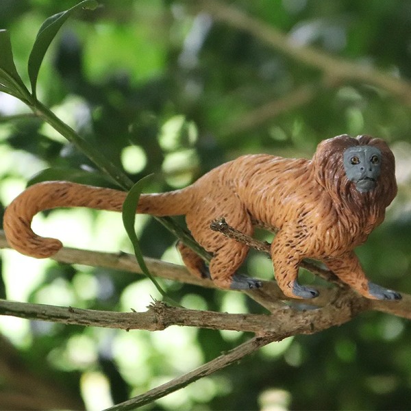 Realistisk Skog Vilda djur Zoo Orangutang Apa Unge sengångare Actionfigurer Modell Figurer Samling leksaker för barn Barngåva