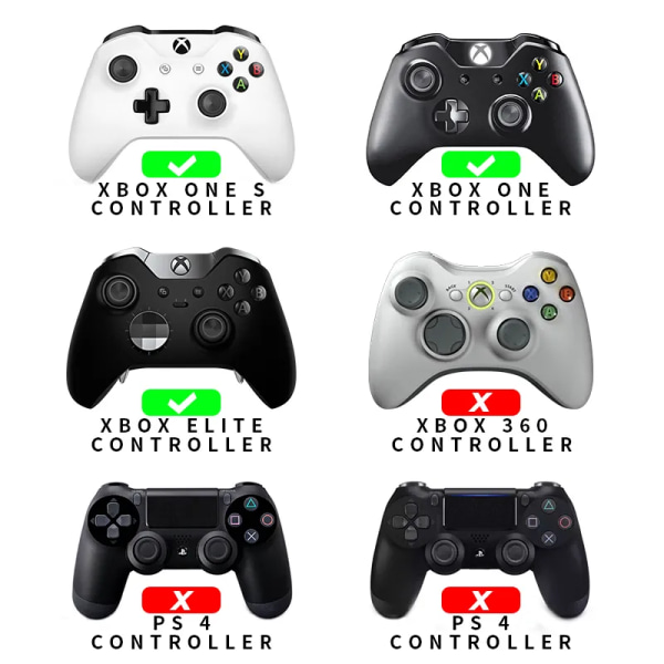 DATA FROG Byte av ABXY-knappar för Xbox One/Xbox One S trådlös handkontroll ABXY Guide Hemknapp för Xbox One-spelkontroll orange set