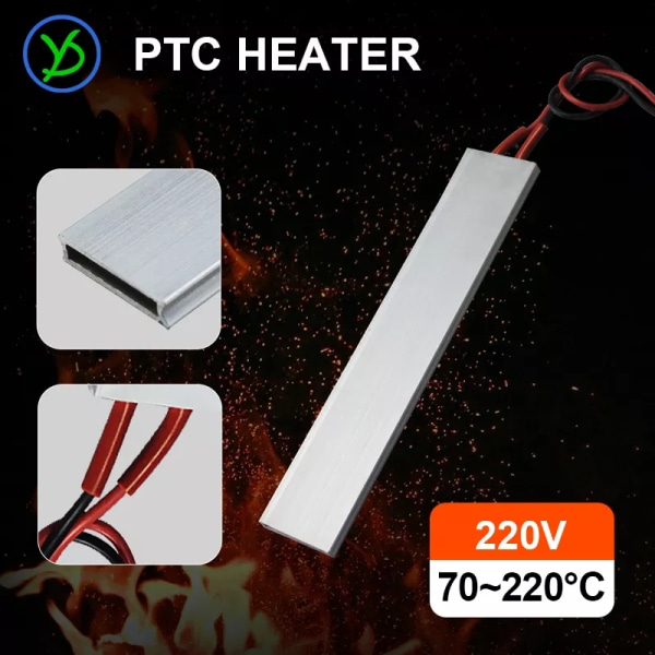 70/150/220C AC/DC 220V Ägginkubatorvärmare PTC Värmeelement Värmeelement konstant temperatur isolering 150*28,5 mm 60C