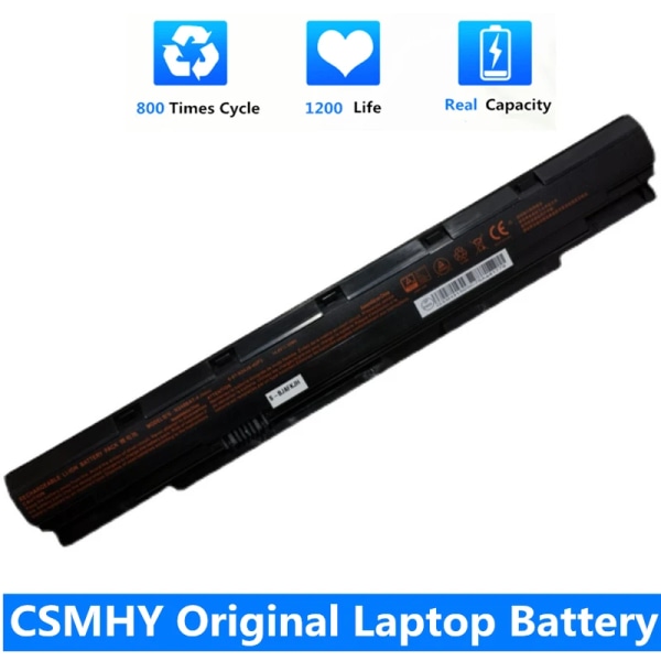 Laptopbatteri CSMHY Original 32Wh N240BAT-4 För CLEVO N240PU N250BU N240WU N240JU N250JU N250WU NP3240 NP3245 6-87-N24JS N240BAT-3