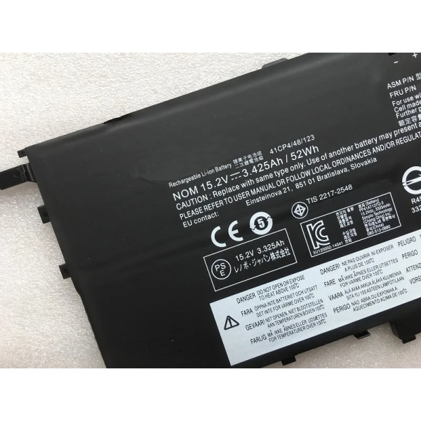 Laptop Batteri SupStone Original 01AV439 För Lenovo ThinkPad X1 Carbon Gen 4 (2016) X1 Yoga 1st(2016) SB10F46467 00HW029 00HW028