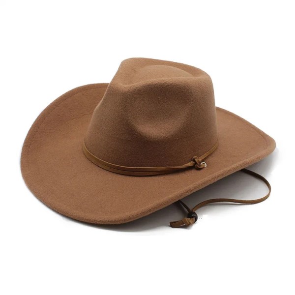 cowboykepsar för män cowgirl countrymössa western accessoarer Party jazz brittisk cup hatt lyx kvinna Panama fedora Type 3