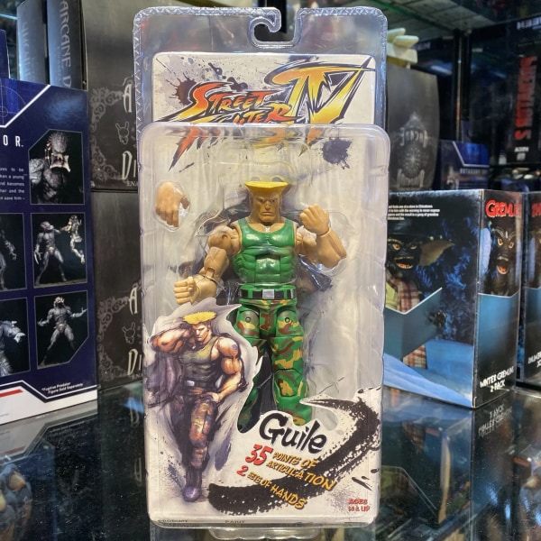 Neca Street Fighter Ryu Ken Chun Li Guile Gouki Anime Figurspel Derivat karaktär Actionfigur Flyttbar modell Leksaker