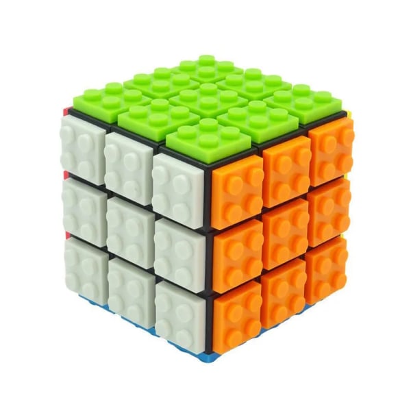 Fanxin Byggkloss Cube Pussel cubo Magico Educational Puzzle Julpresentidé Stickerless
