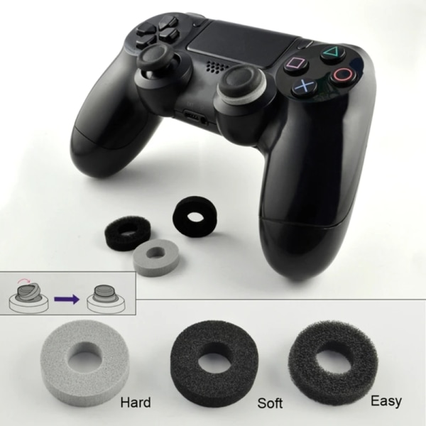 16 st precisionsmålringar för PS5/PS4/Switch PRO/Xbox-spelkontroller Gamepad Sikthjälpringar Motion Control Svampringar 1 Set