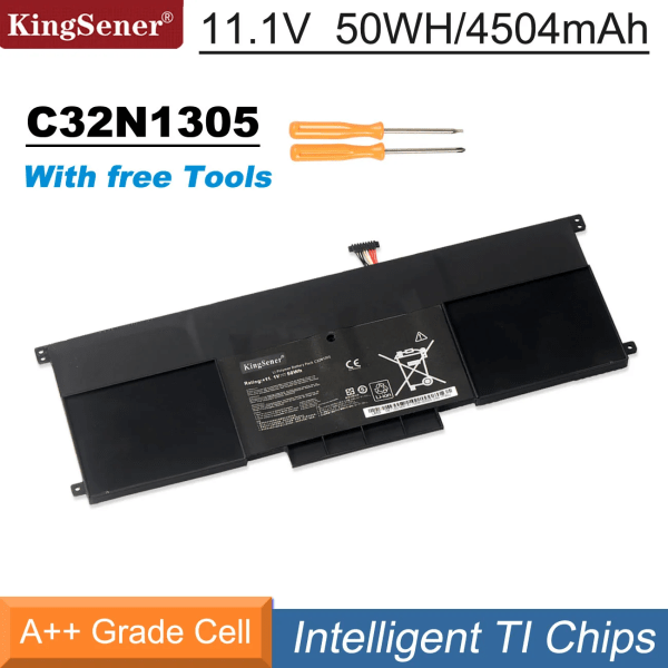 Laptopbatteri KingSener C32N1305 för ASUS Zenbook UX301 UX301L UX301LA C4003HUX301LA4500 UX301LA-1A UX301LA-1B UX301LA-C4006H