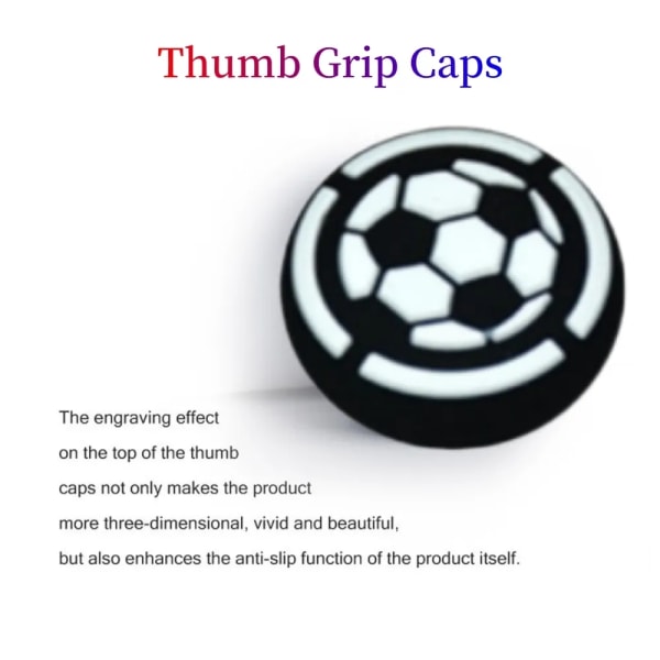 No.20-38 Thumb Grip Cap för Xbox Series X/S XBOXONE 360 E WII U Gameing Controller tumsticks grepplock för Playstation 5 PS5 No. 20