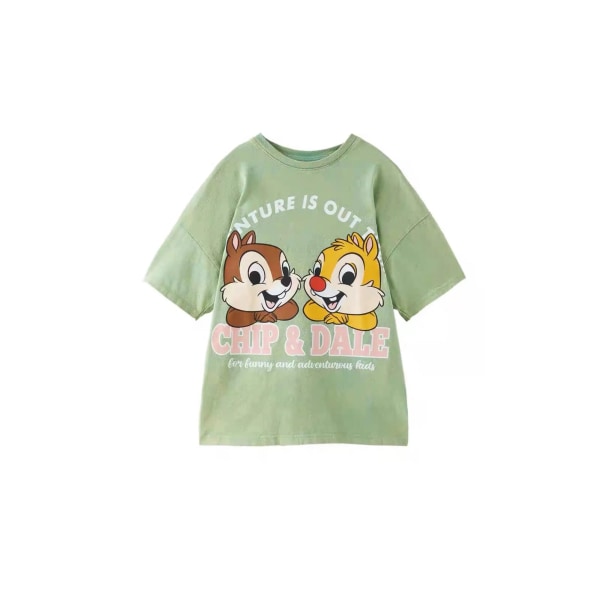 2023 Sommar Nya Barnkläder Baby Flickor Kortärmad Basic Toppar Tecknad T-shirt för barn Pojke ZZ0063-P9 12M