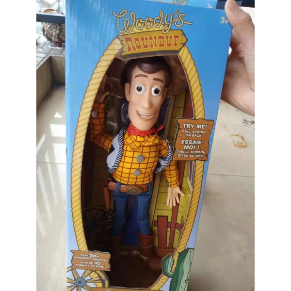 Ny Toy Story 4 Talking Woody Buzz Jessie Rex Actionfigurer Anime Statyett Skrivbordsdekoration Modell Staty Födelsedagspresentleksaker No Box