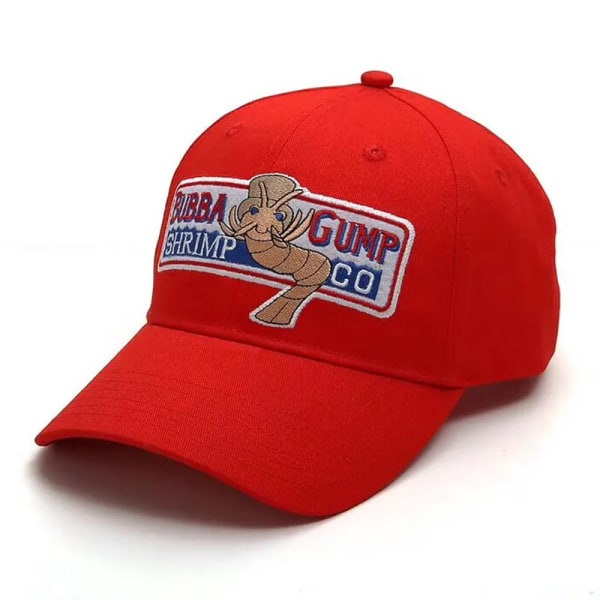 Modehatt 1994 BUBBA GUMP SHRIMP Basebollkeps män kvinnor Sportkepsar Red