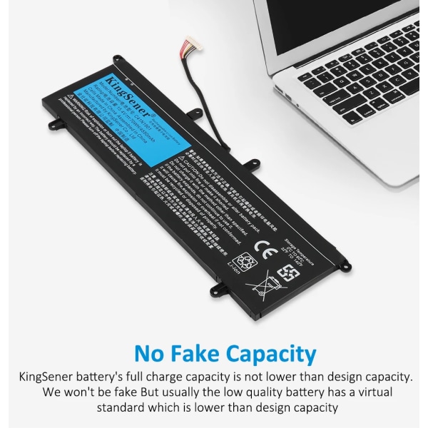 Laptopbatteri KingSener C41N1901 70WH för ASUS ZenBook Duo UX481FA UX481FL UX481F UX481FLY UX4000F UX4000FL 0B200-03520000