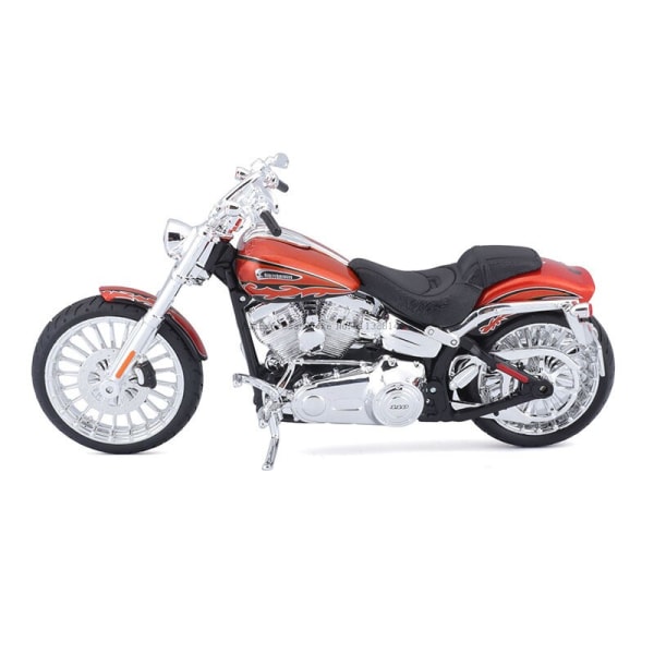 Harley Davidson 2014 CVO, klassisk formgjuten motorcykelmodell, statisk, samlingsleksak, present, 1:12 2004 Dyna Super