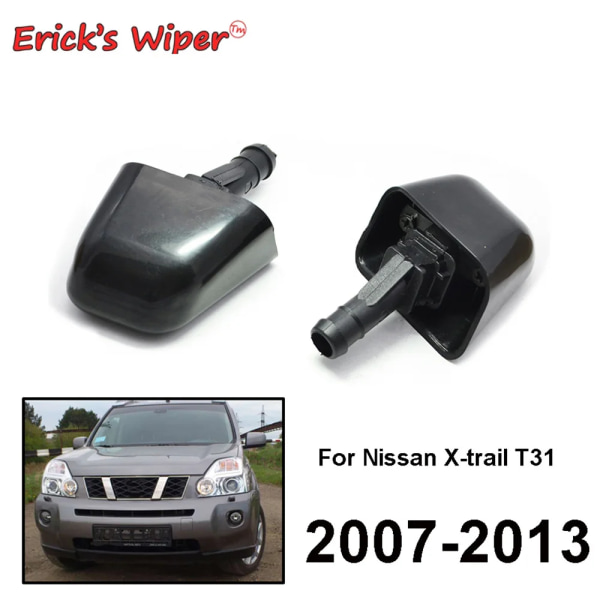 Erick's Wiper 2st Bilstrålkastare Spolarmunstycke 28641-1DA0A 28642-1DA0A För Nissan X-Trail Xtrail 2 T31 2007 - 2013 munstycken