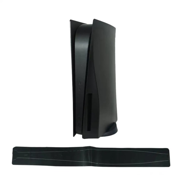 För Sony PS5 Console Playstation 5 Disk Edition Carbon Fiber Skin Cover Sticker Host Center Dekaler Spelkonsol Tillbehör Standard Black