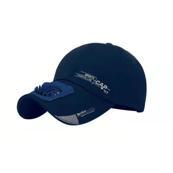 1PC unisex cap med fläktar Golfvisirhatt USB Laddning Kylfläkt Sun