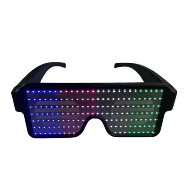 Lysande glasögon Elektroniska glasögon med lysande LED-ljus födelsedagsfest Green