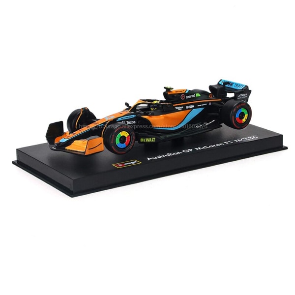 Lyxlegering gjuten under tryck, 1:43 2022 #4, Ando Norris F1 McLaren McL36 #3 Daniel Riccialdo SF21-16