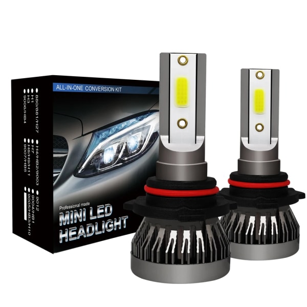 -36W 6000LM MINI1 LED-billjus H1 H11 H7 LED-strålkastare för bil Glödlampa Dimljus 9005/HB3 H4/9003/HB2 Hi/Lo Bil LED-strålkastarsats H4/9003/HB2 Hi/Lo