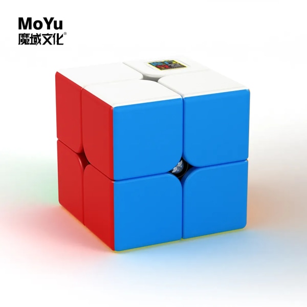 MoYu 2x2x2 Cube Speed ​​MeiLong 2x2 Minificka Magic Cube Yrke Cube Education Toy Speed ​​2x2 Magic Cube Moyu 2x2 SL